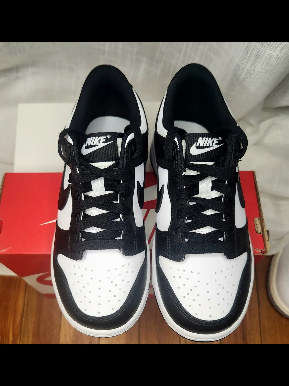 NEW Nike Dunk Low Panda GS Black/White CW1590-100 | Big Kids Size 5 (Womens 6.5)