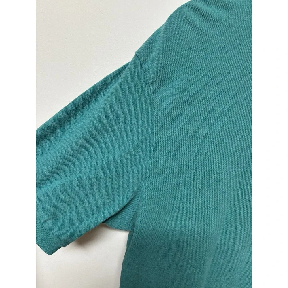 Polo Ralph Lauren Teal With Purple Logo 2XL Short Sleeve Cotton Polo Casual