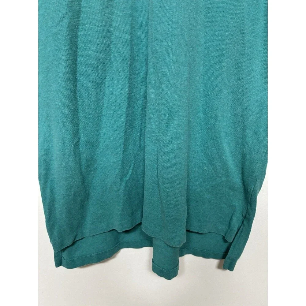 Polo Ralph Lauren Teal With Purple Logo 2XL Short Sleeve Cotton Polo Casual