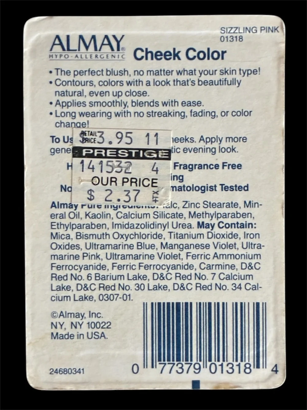 Almay fragrance free