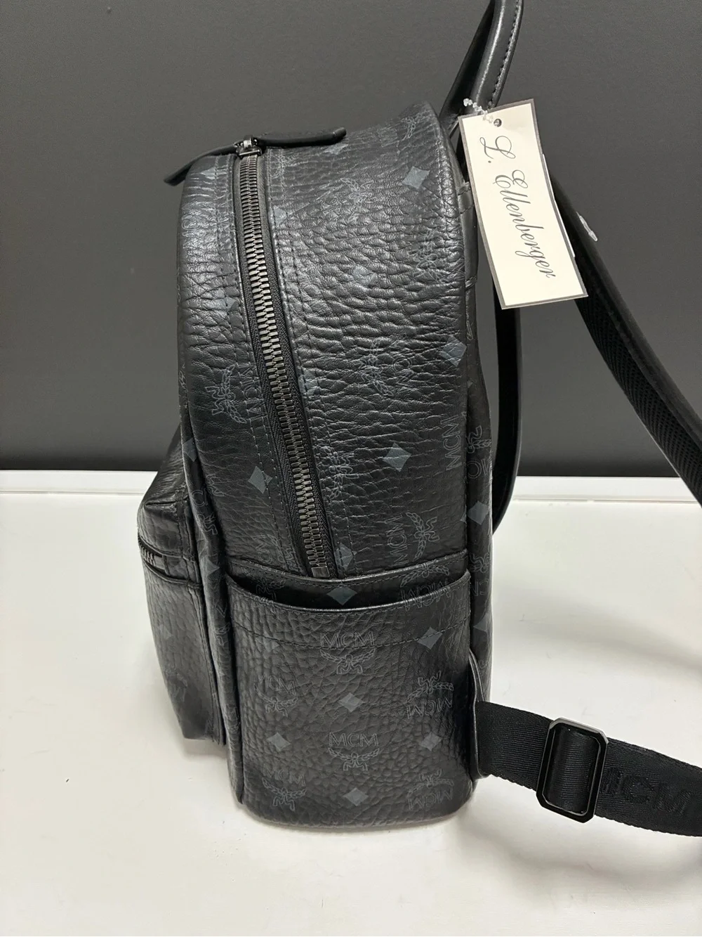MCM monogram backpack