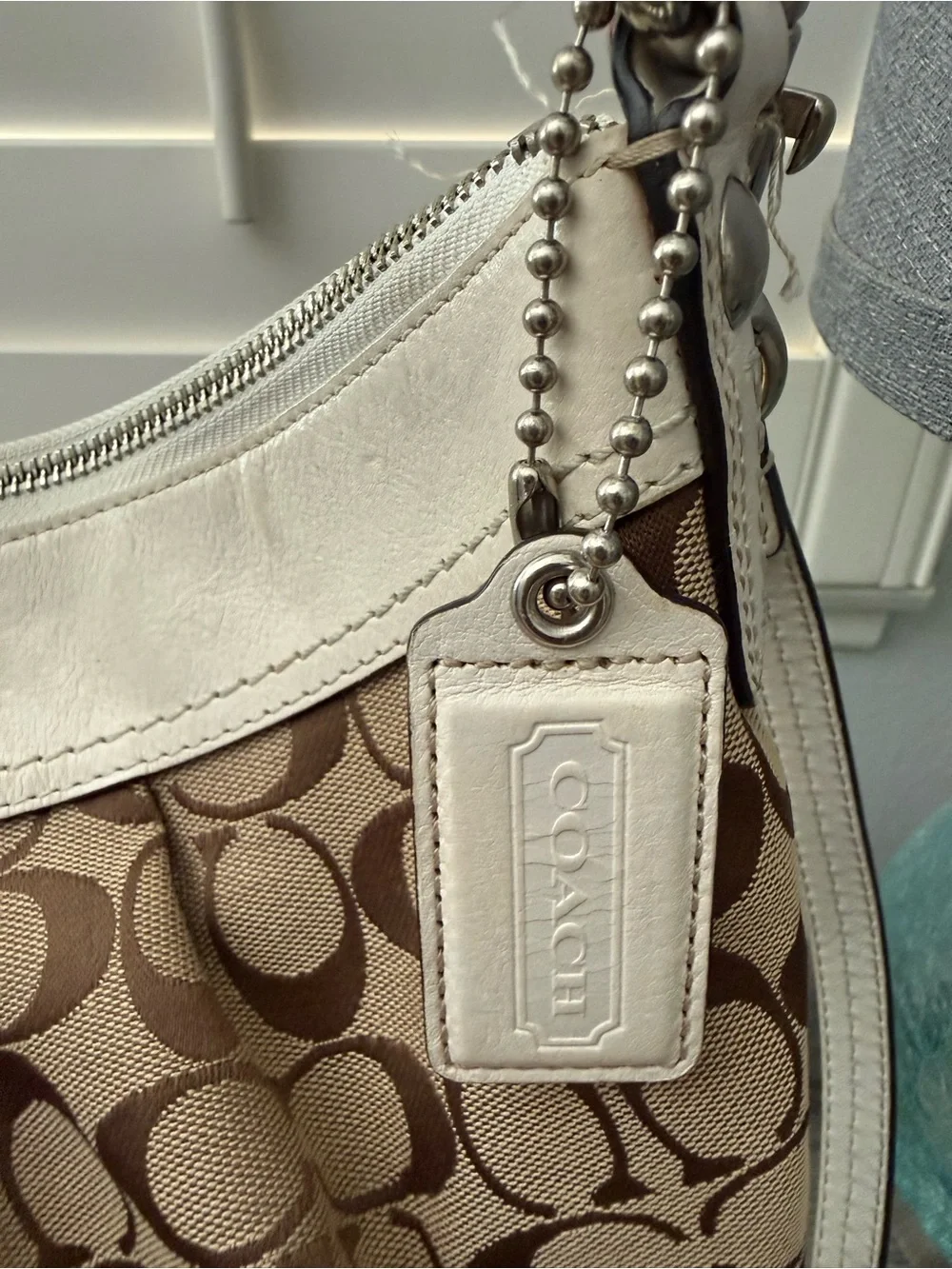 Coach signature stripe