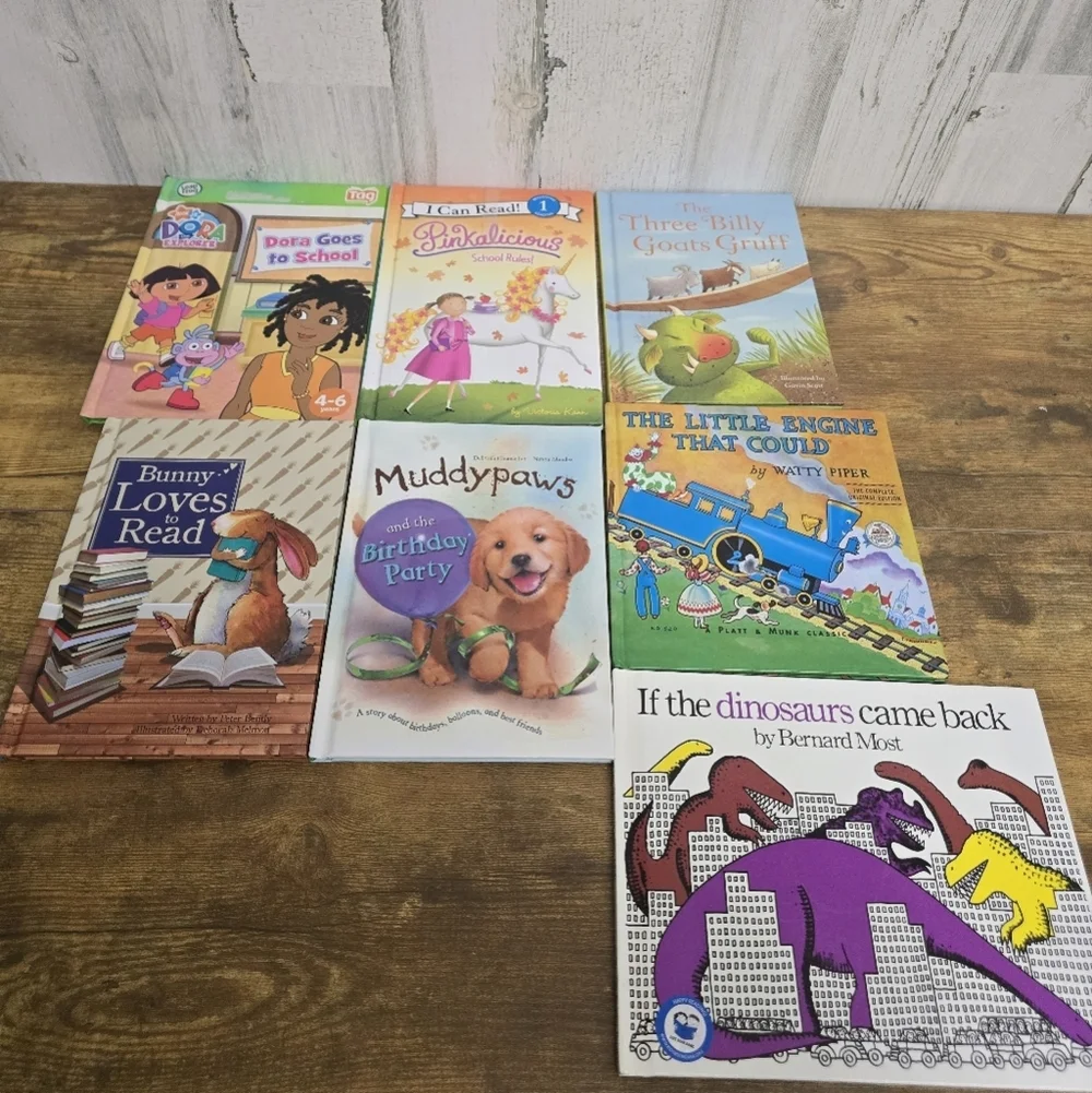 Kids Hardcover Book Lot Of 7