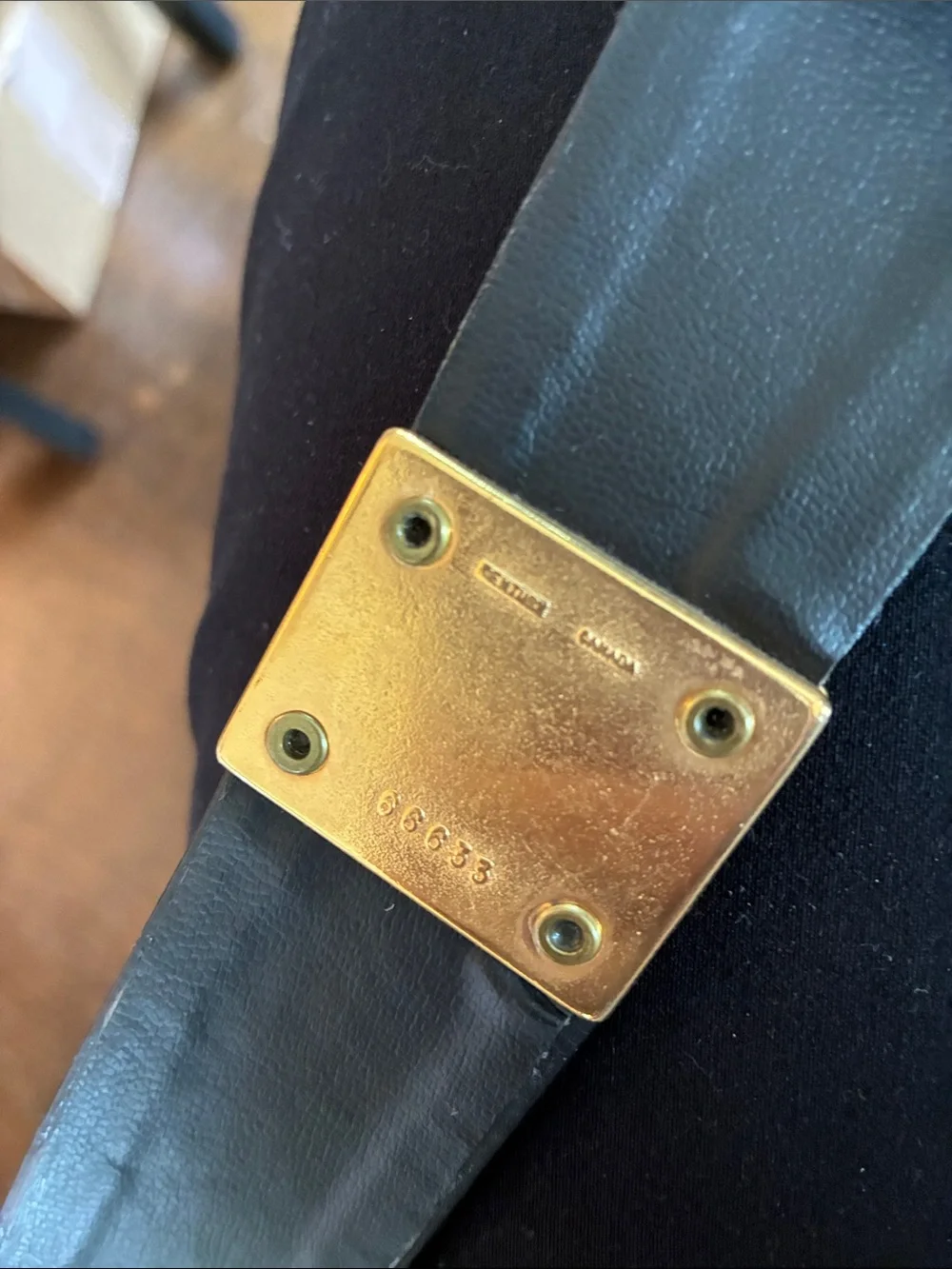 Vintage belt textured