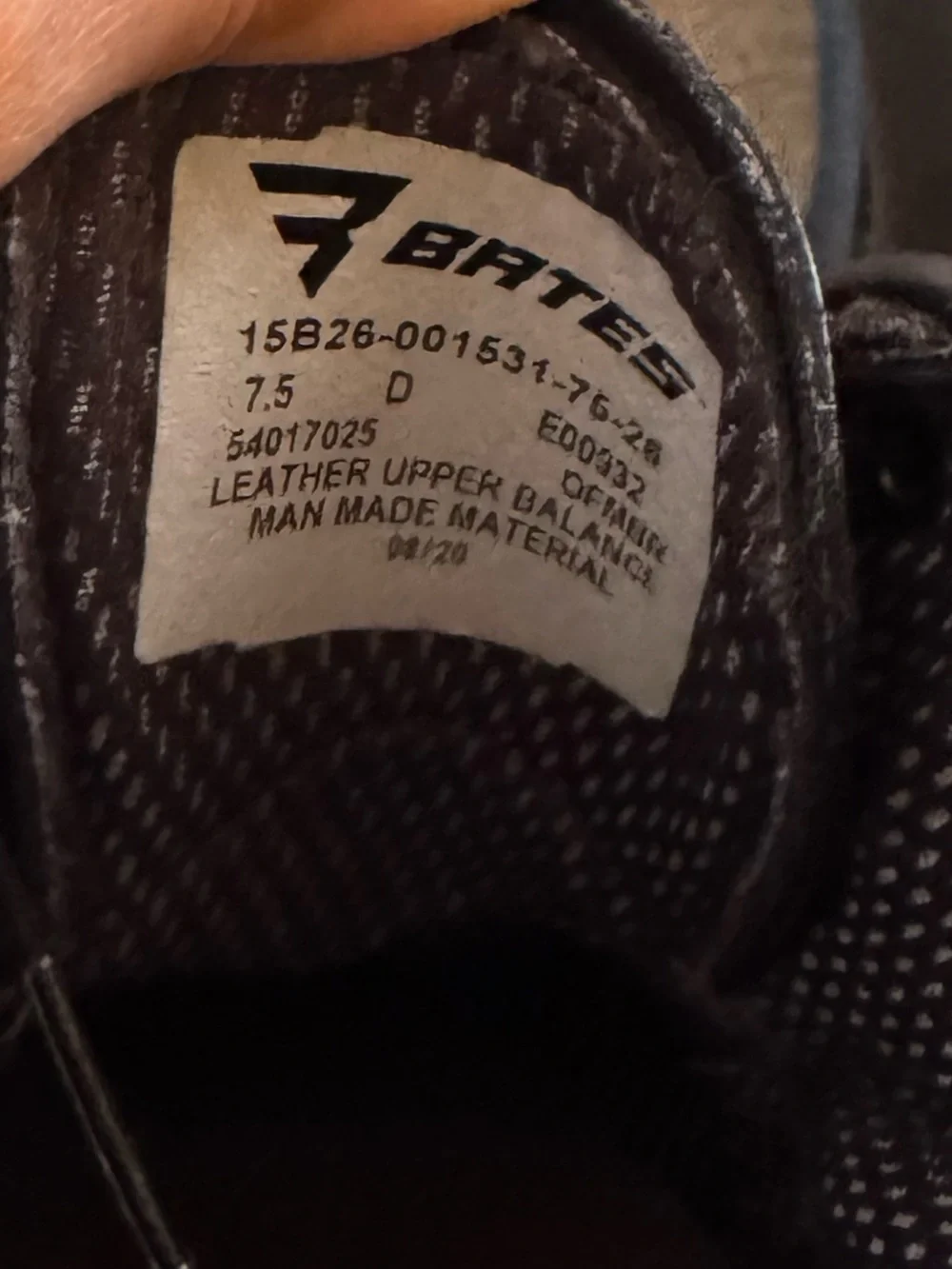 Bates sleek black