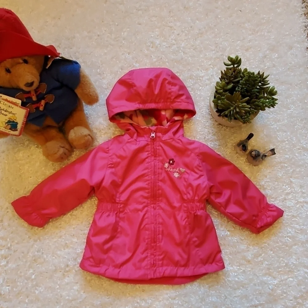 Oshkosh Pink Fleece Lined Jacket