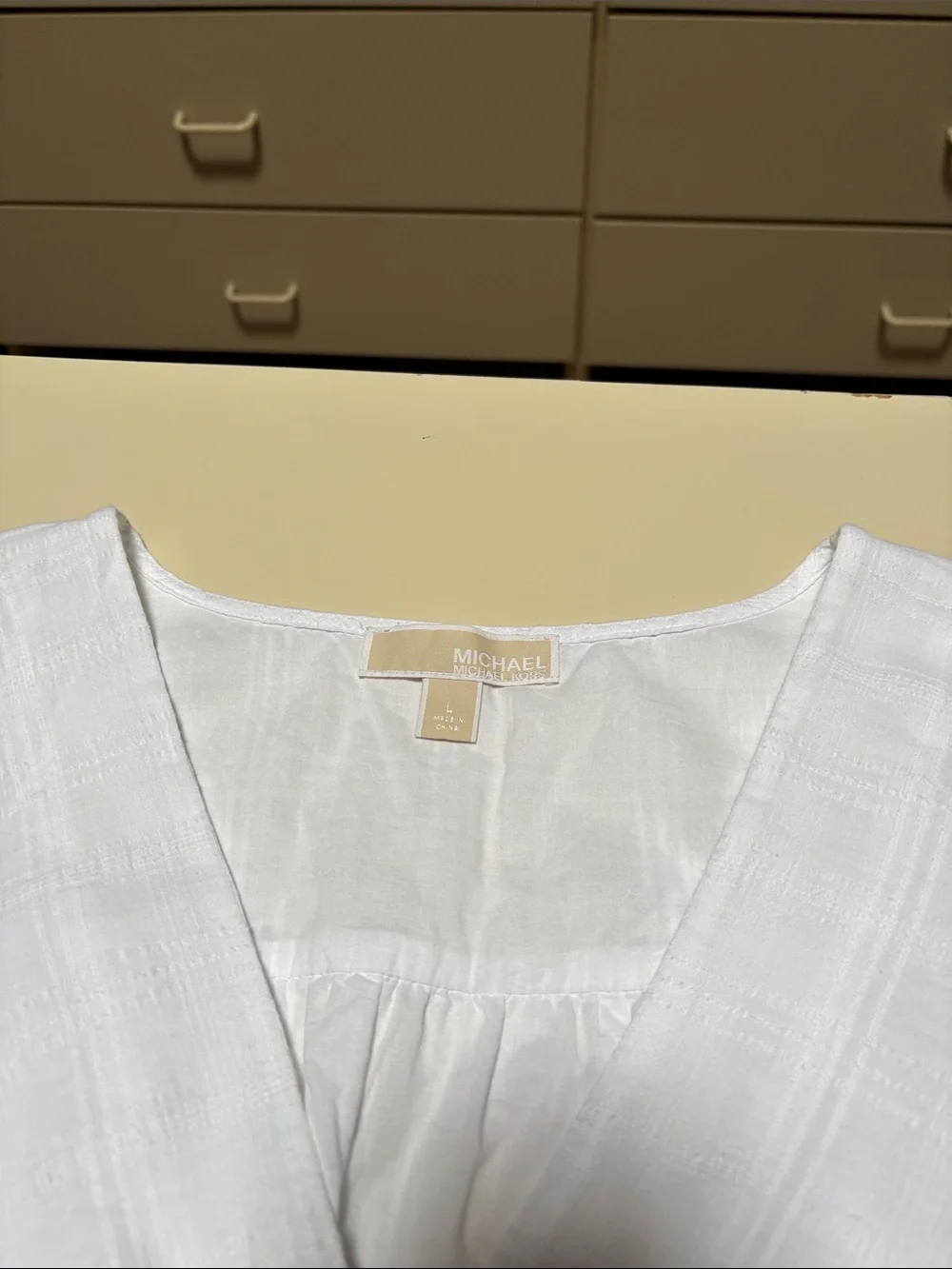 Michael Kors White Crop Top