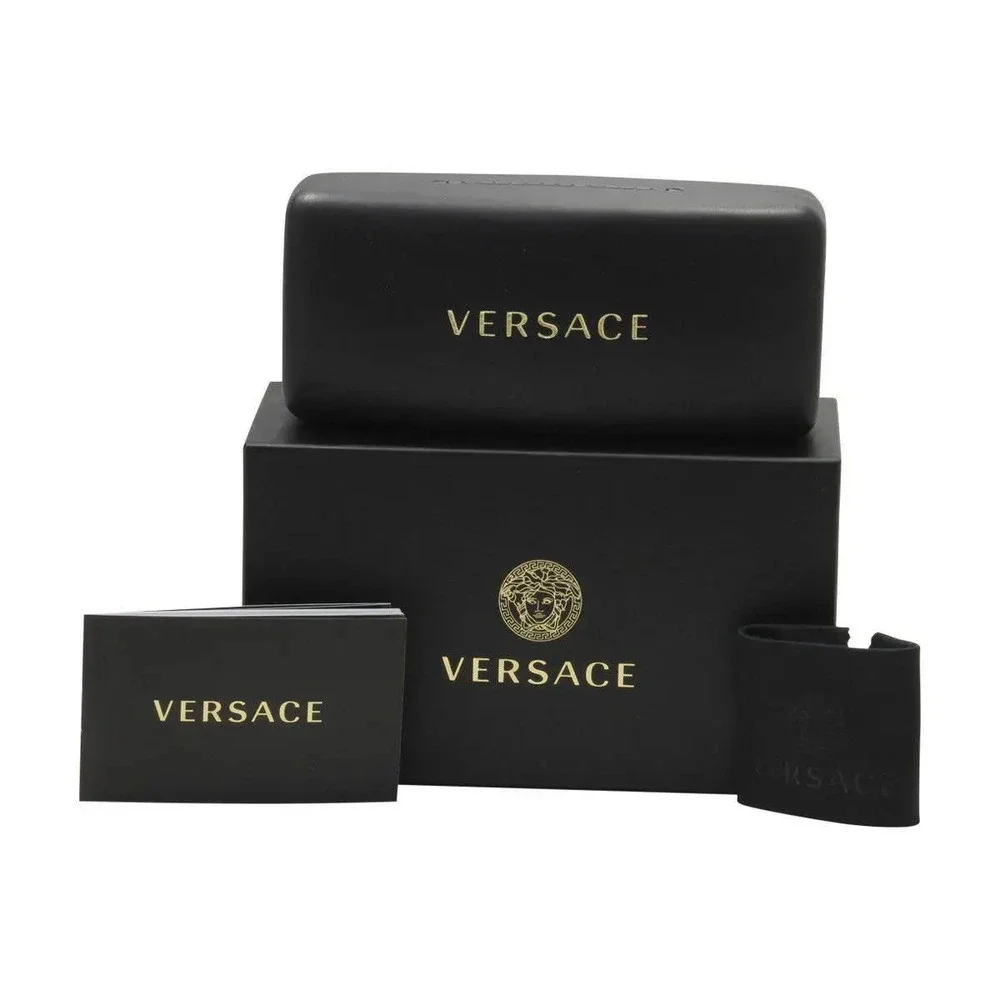 NWT Versace VE3343 Havana Oval 52mm Eyeglasses