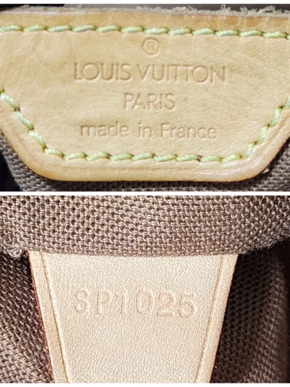 Authentic LOUIS VUITTON Monogram Montsouris GM Backpack Brown