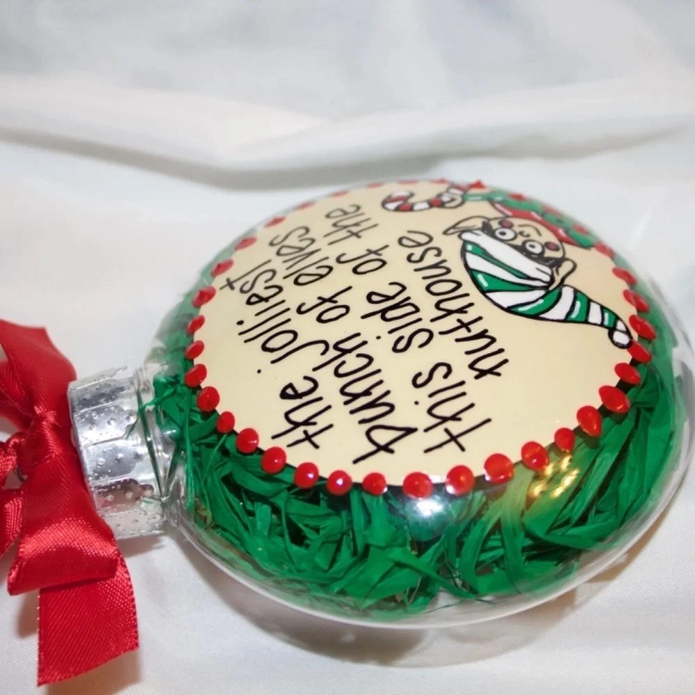 Handmade christmas ornament
