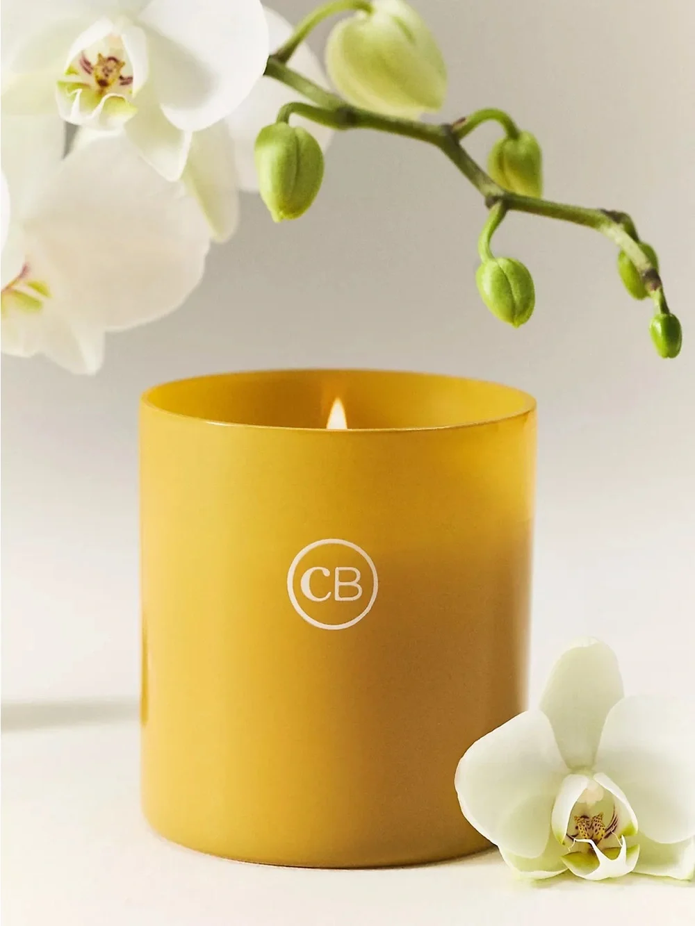 New Anthropologie Capri Blue Aloha Orchid Nautical Glass Candle 8 oz
