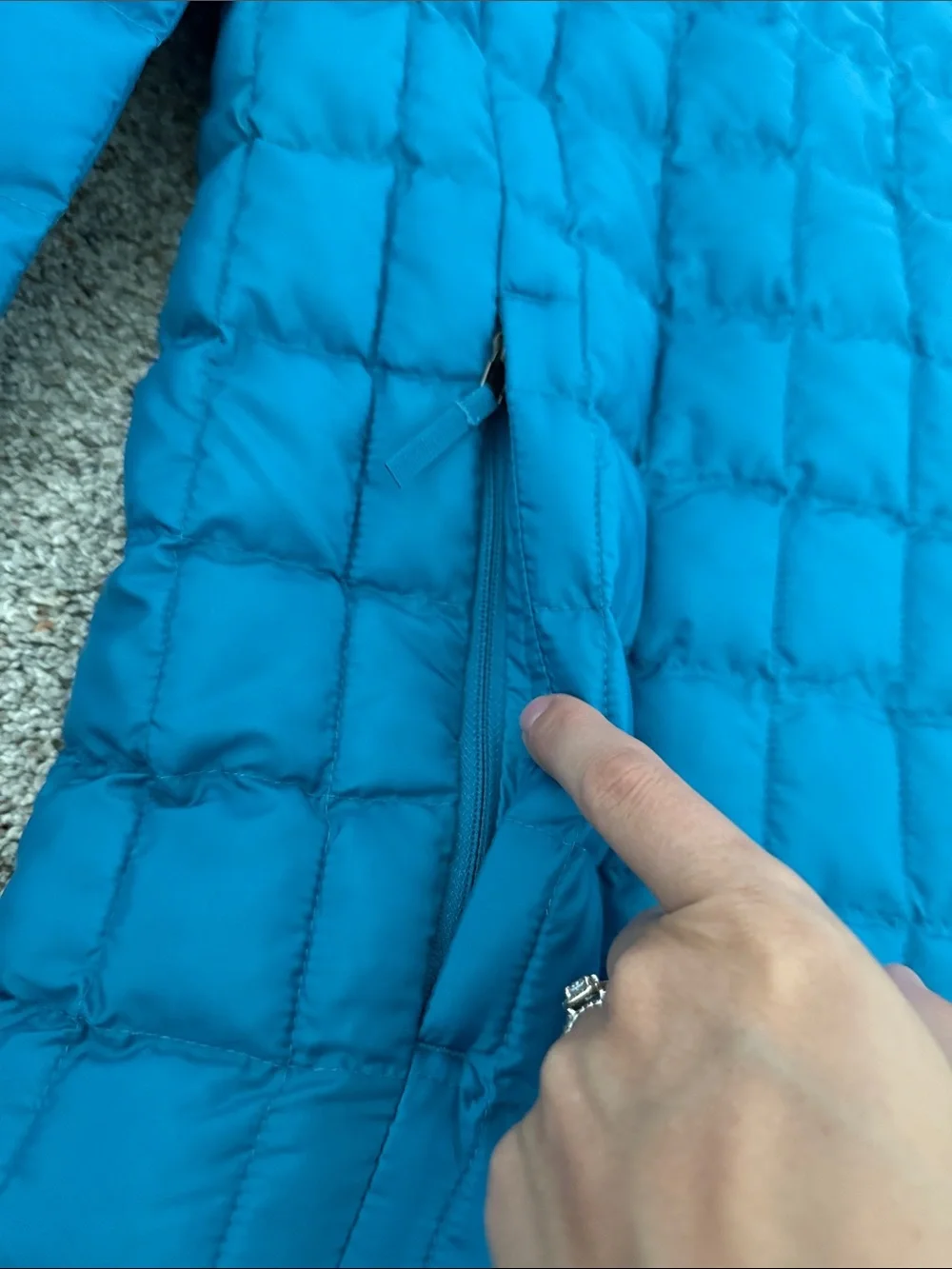 The North Face lightweight quilted