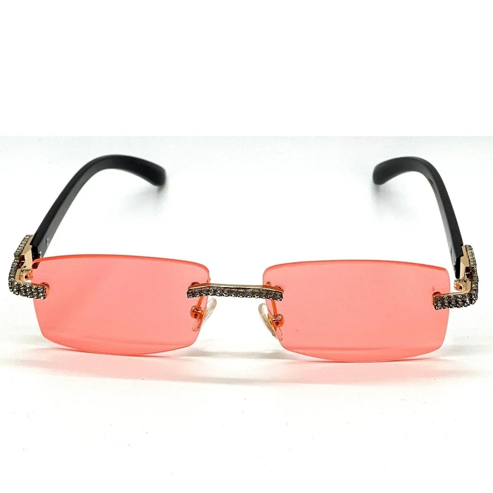 N/A rimless sunglasses