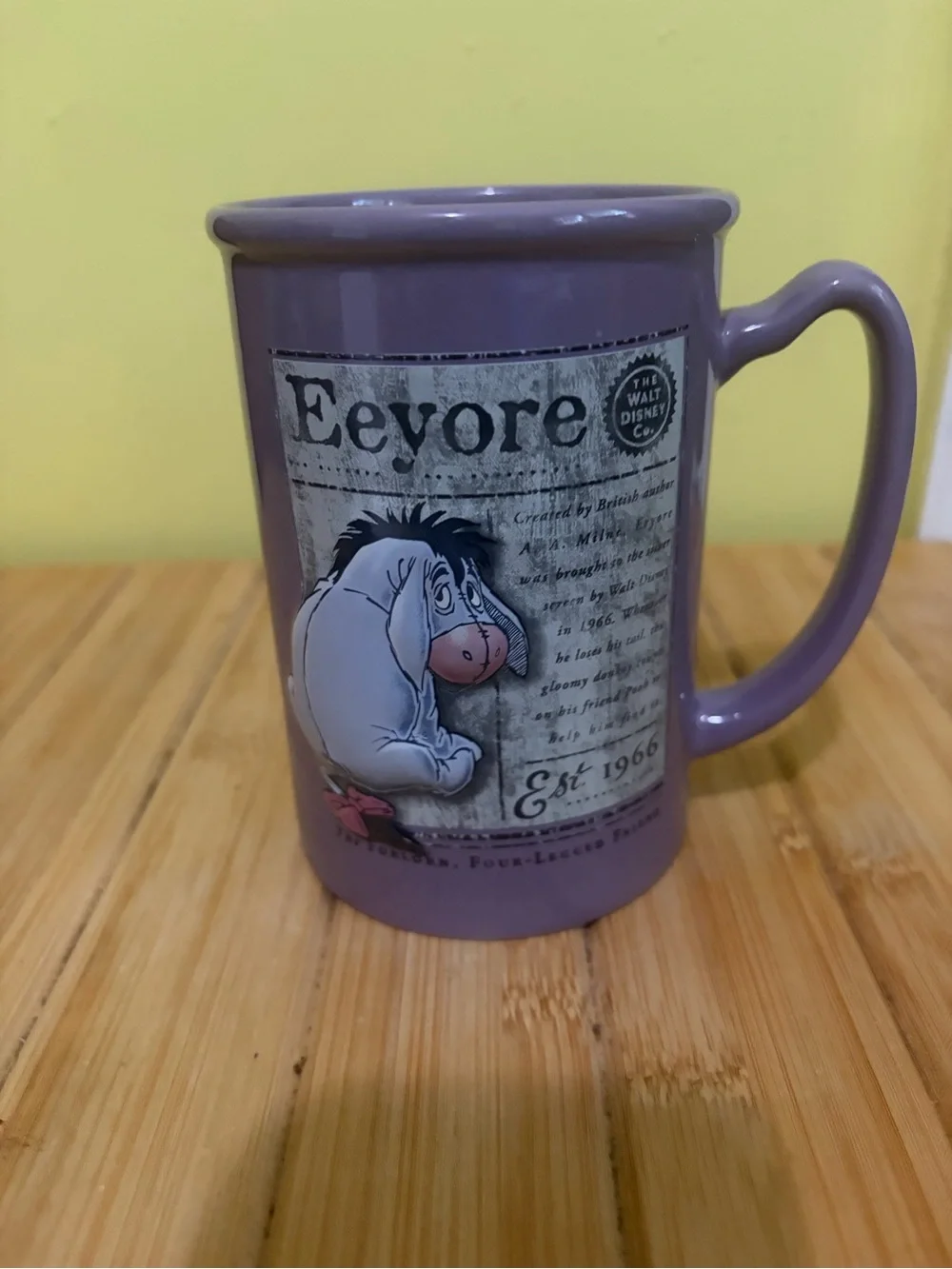 Disney lavender ceramic
