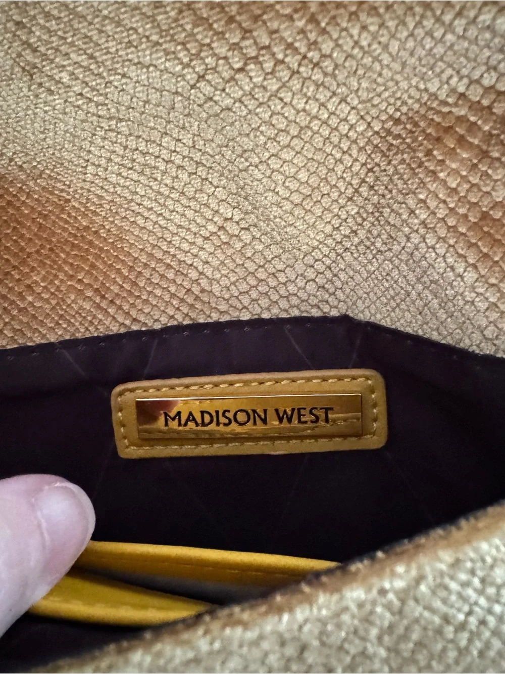 Madison West chic gold