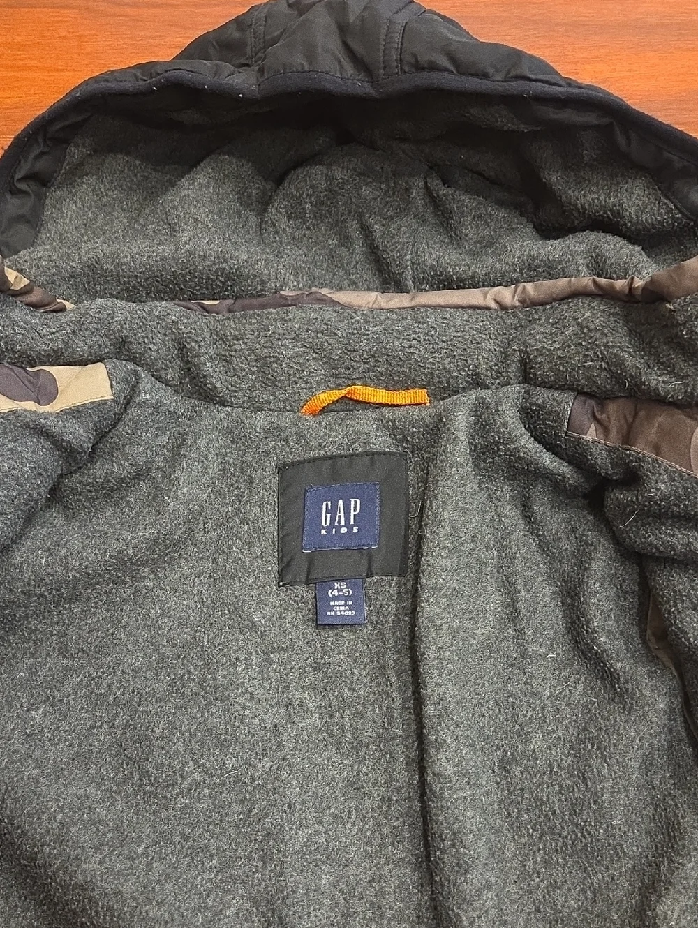 GAP camo colors