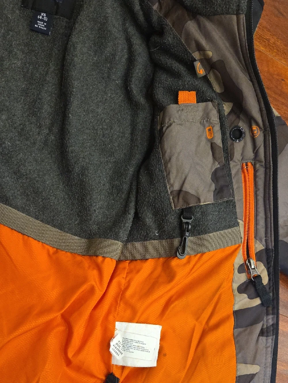 GAP camo colors