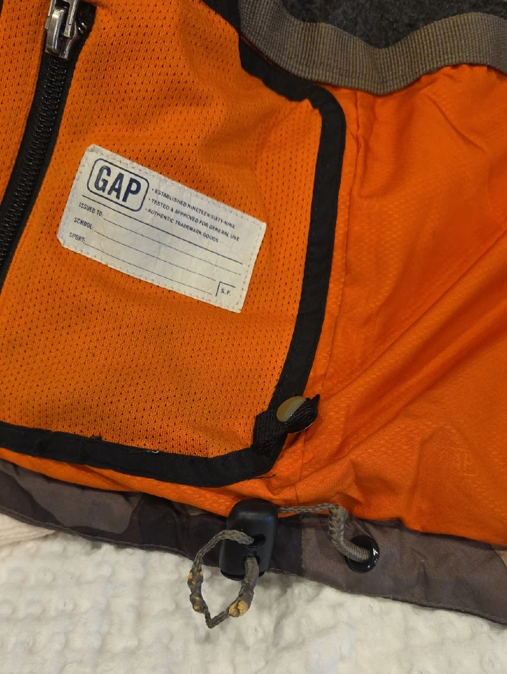 GAP camo colors