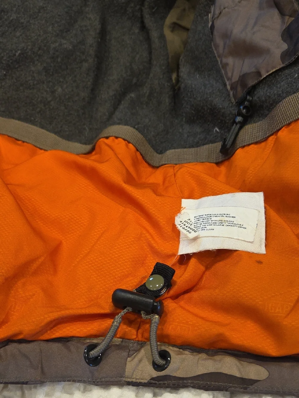 GAP camo colors
