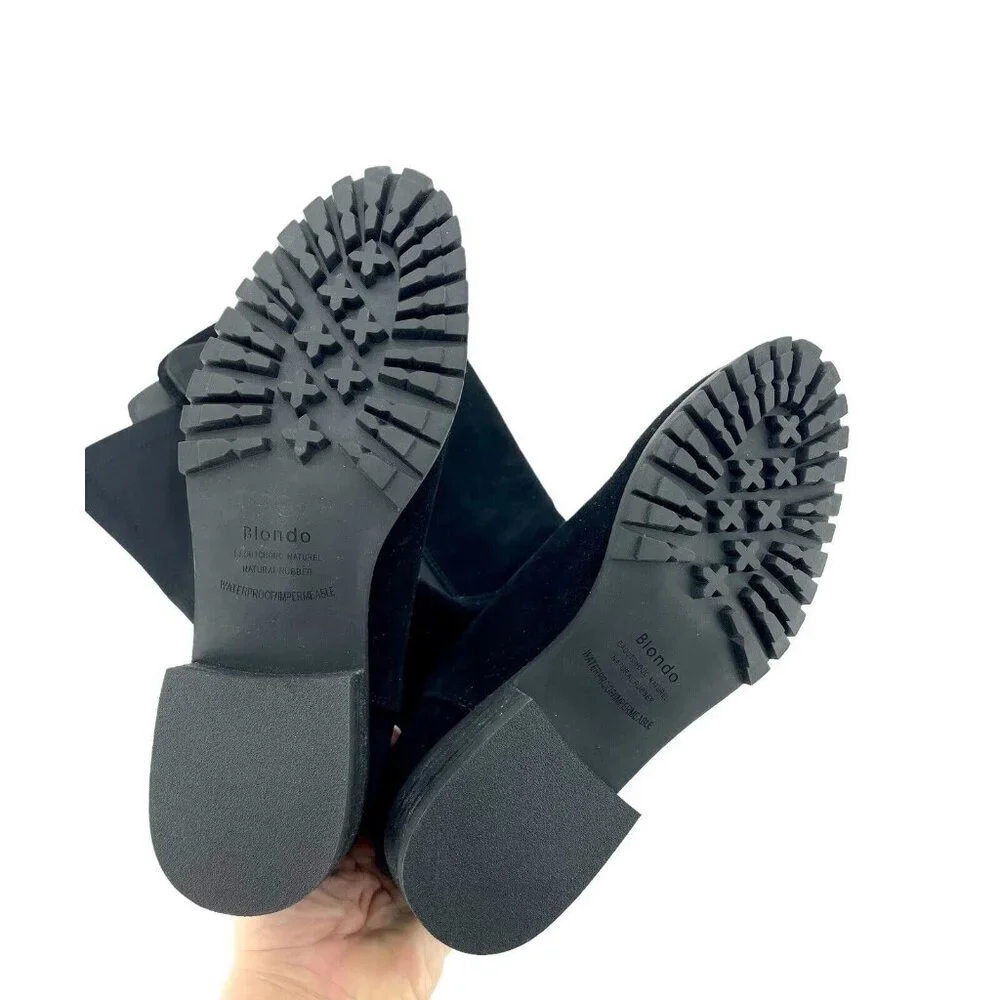 Blondo black suede