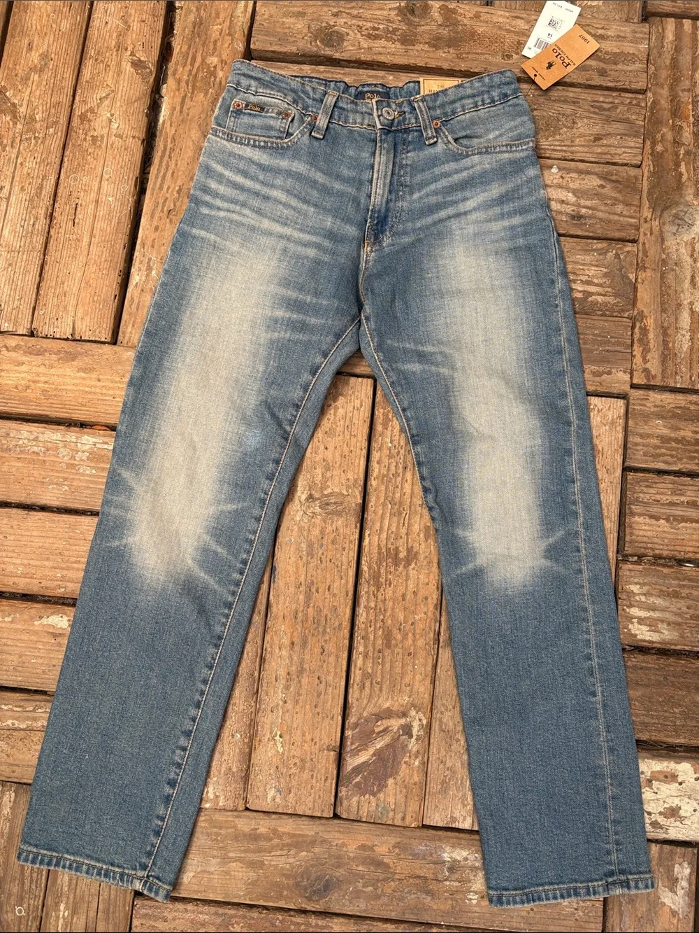 Ralph Lauren Light Blue Distressed Kids Jeans