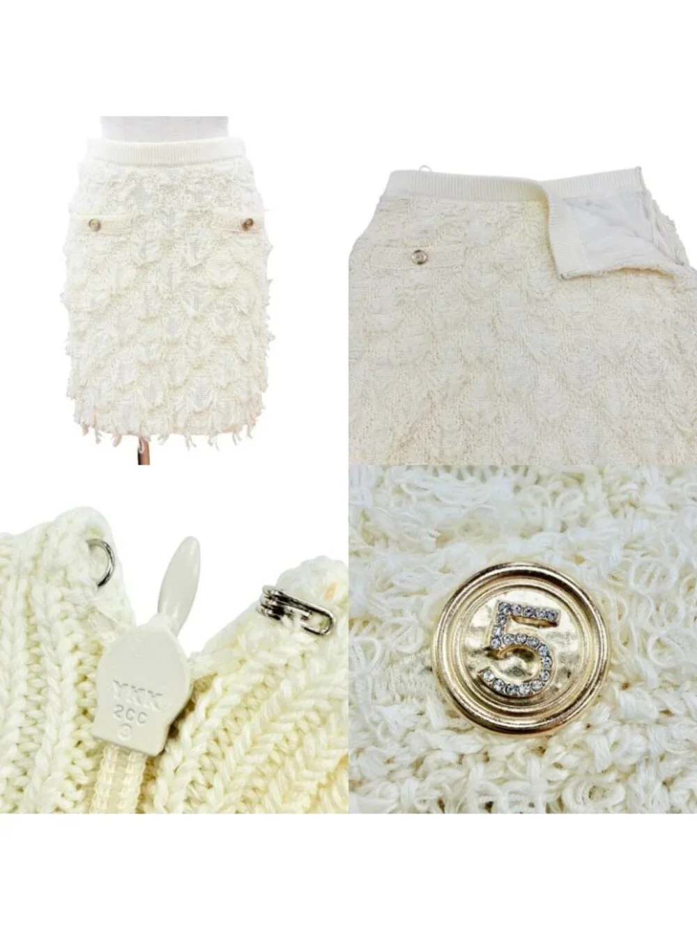 Chanel 5 Button Runway Look Virginie Viale Era Set
