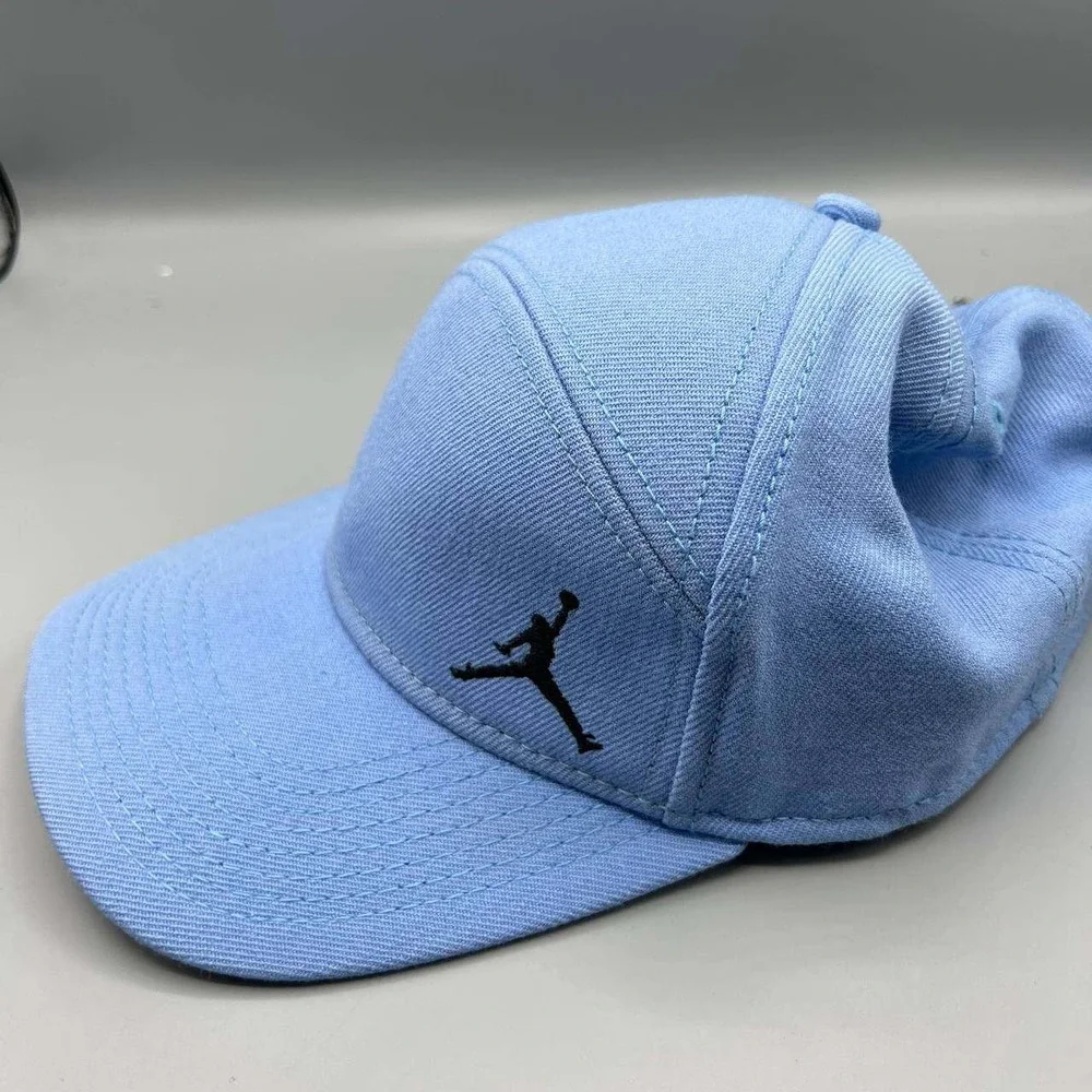 Air Jordan 5 Panel‎ Hat Men Blue Embroidered Logo Jumpman Strap Back Cap