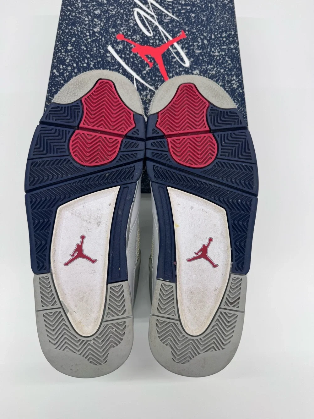Men’s Air Jordan 4 Retro White Midnight Navy