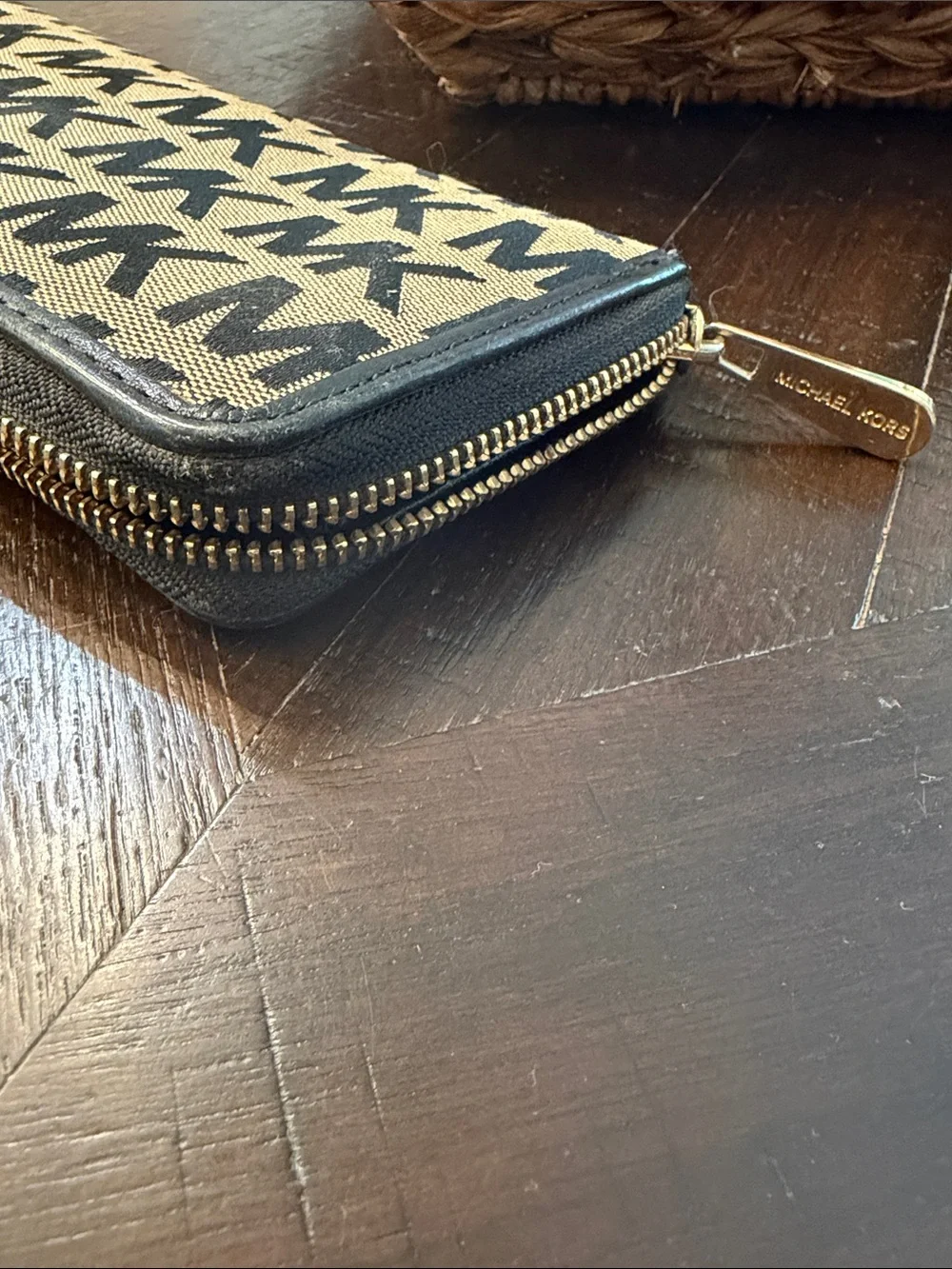 Michael Kors canvas wallet