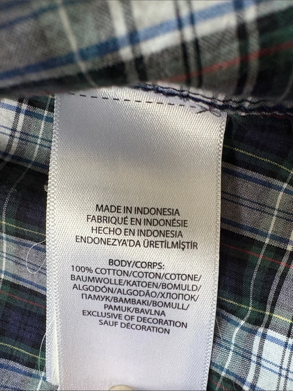 Ralph Lauren classic button