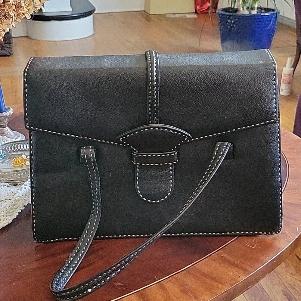 VTG Handmade leather tote