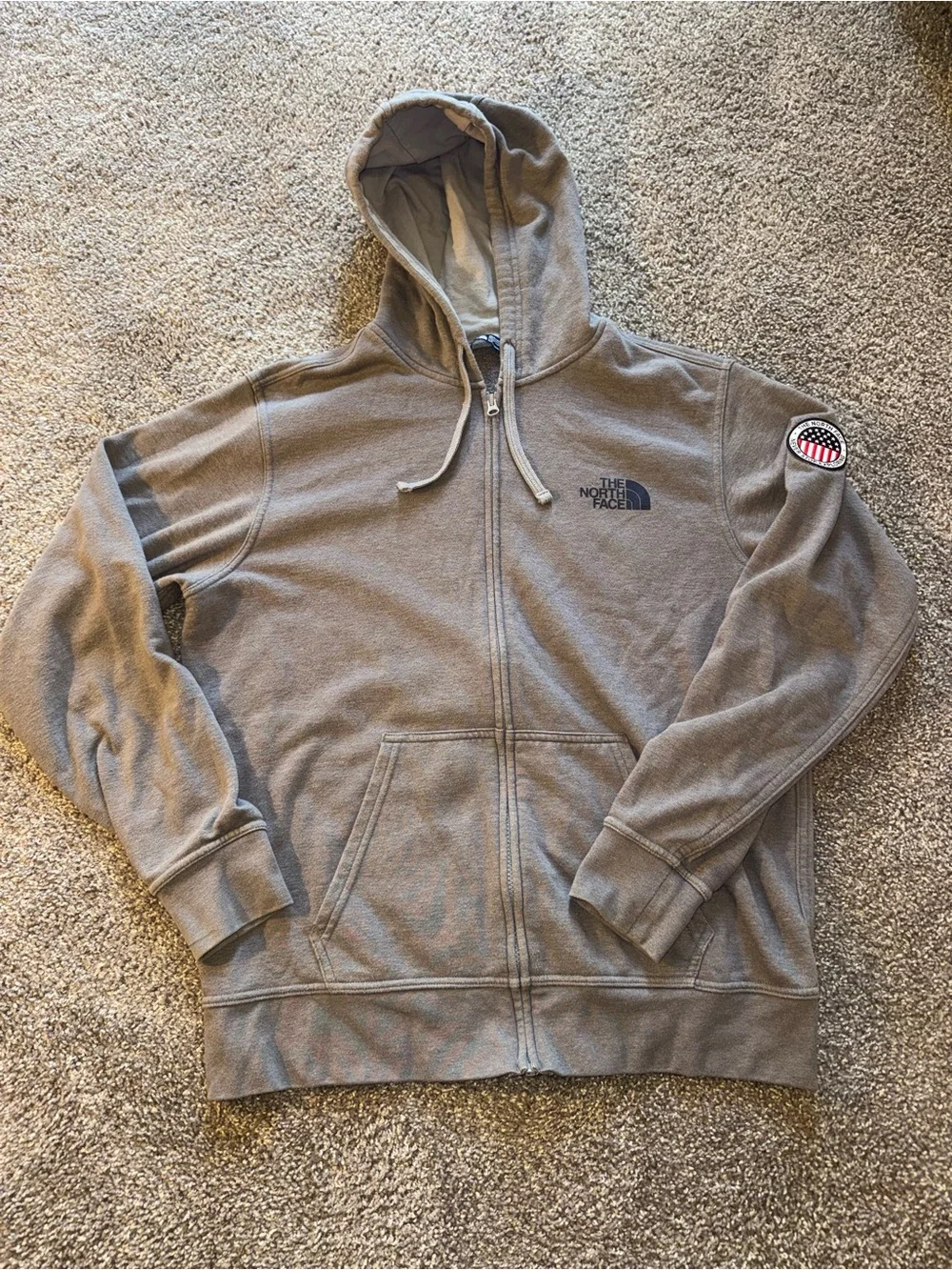 The North Face USA Full Zip Hoodie - Size L