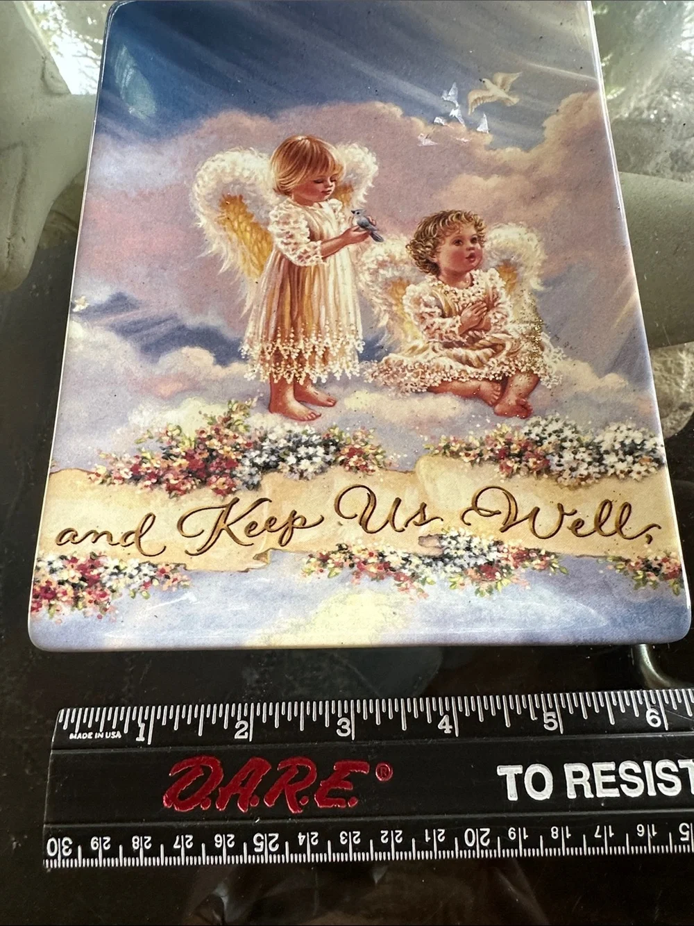 The Bradford Exchange Angelic Children Wall Art in Cream and Gold