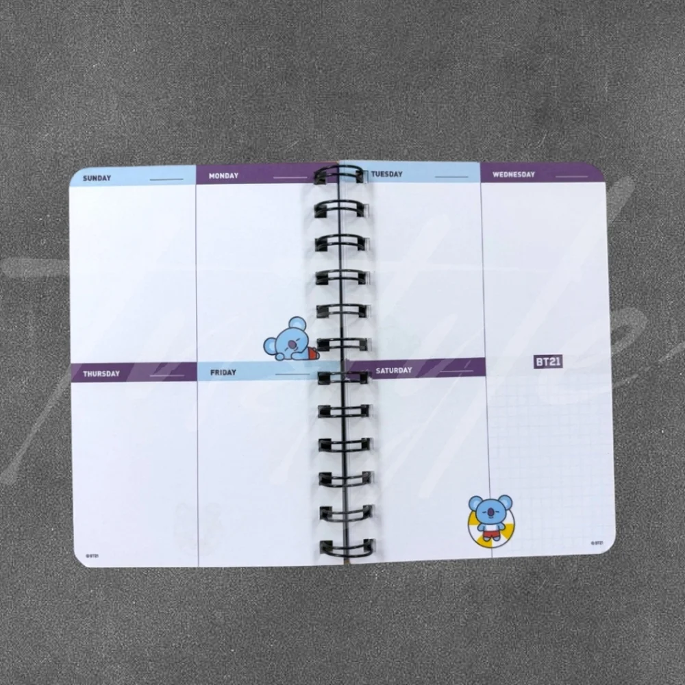 ⭐️ONLY ONE⭐️ BT21 Undated Monthly/Weekly Planner- Koya