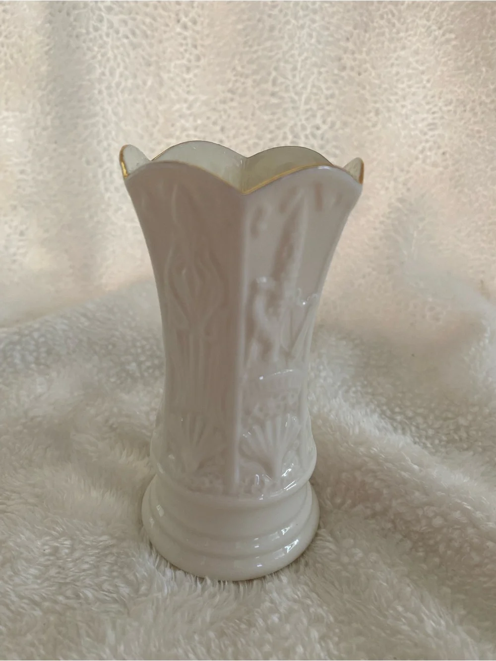 Belleek delicate embossed