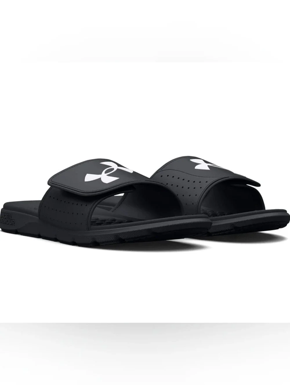 Under Armour Men's UA M Ignite Pro SL Black Slides NWOB 3026023-001