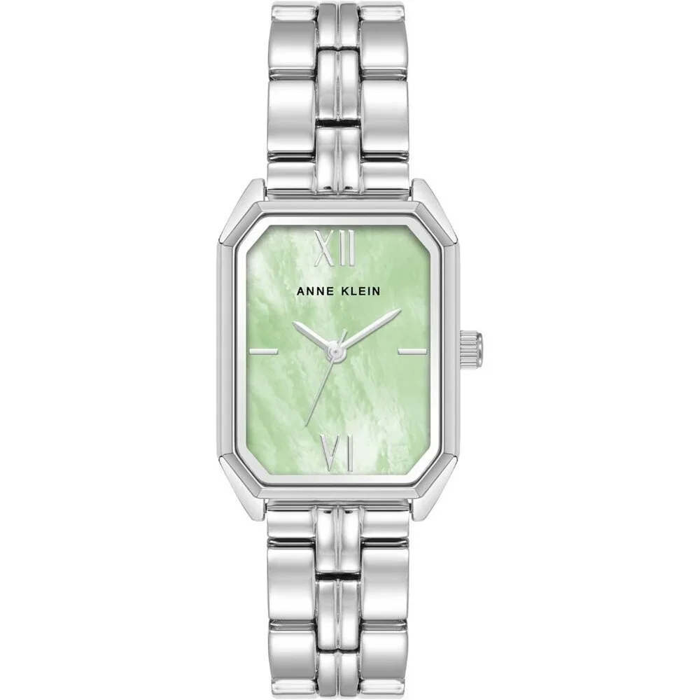 Women's Mint Green Stainless Steel Water Resistant Bracelet Adjustable Watch