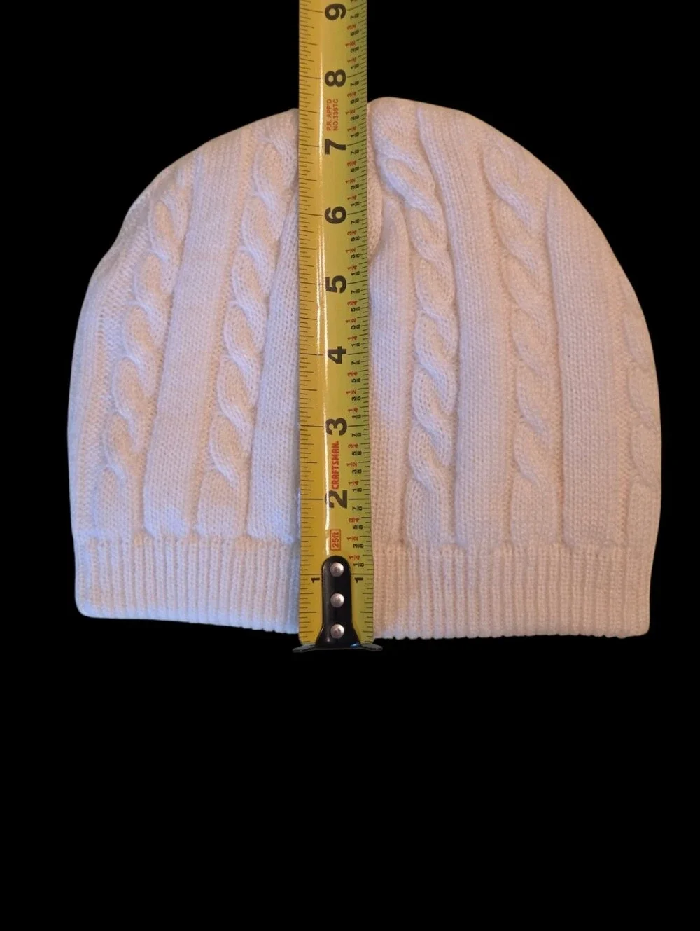 Nike Jordan Jumpman Beanie Cap Cable Knit Cream Unisex