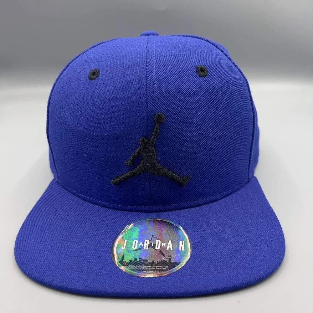 Air Jordan‎ Hat Men Blue Embroidered Logo Jumpman Snap Back Cap
