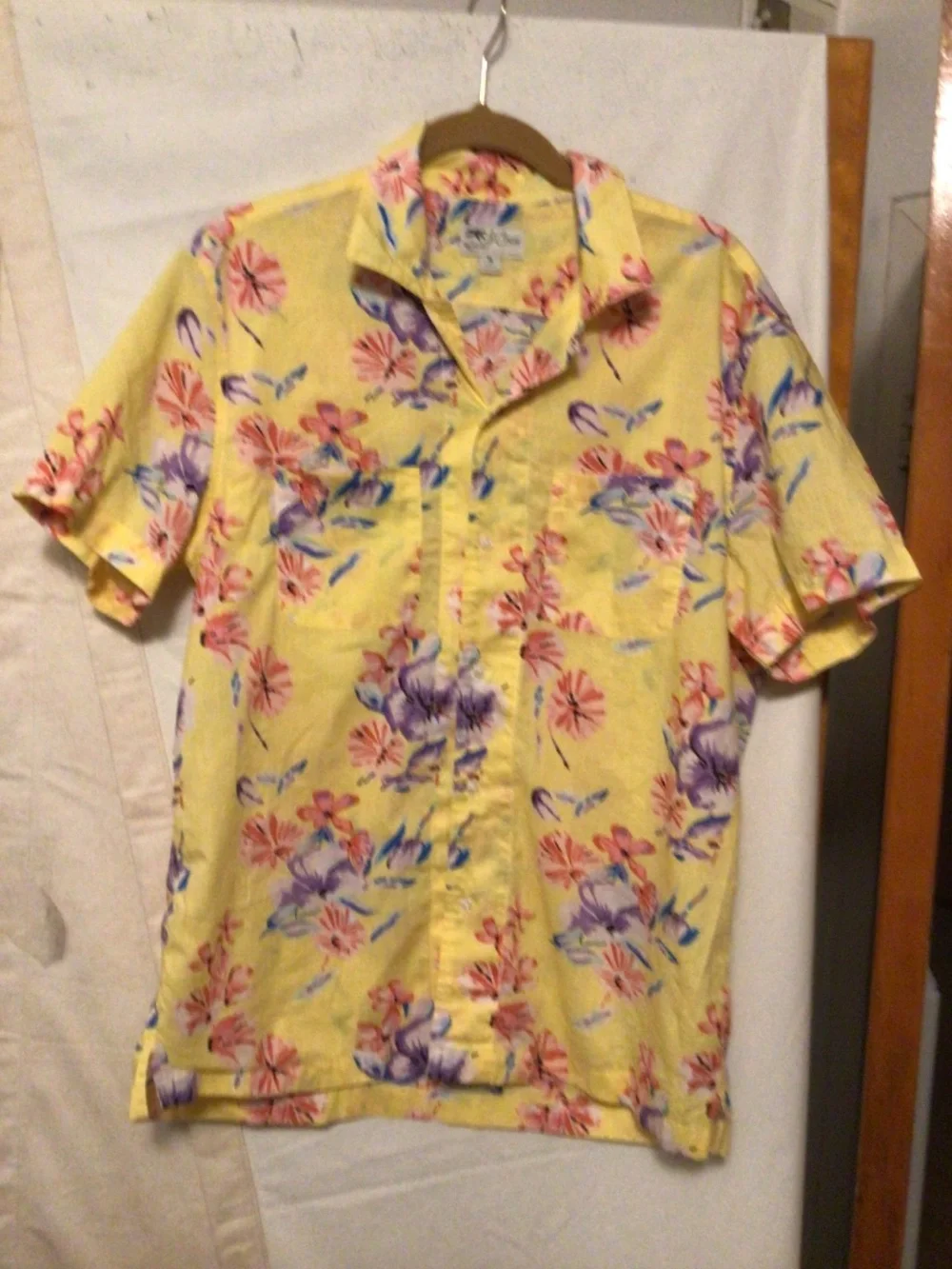 J. Crew yellow floral