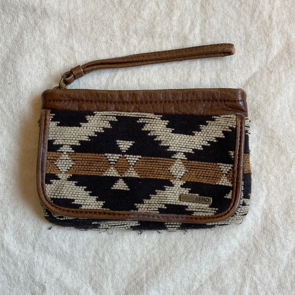 Aeropostale brown faux