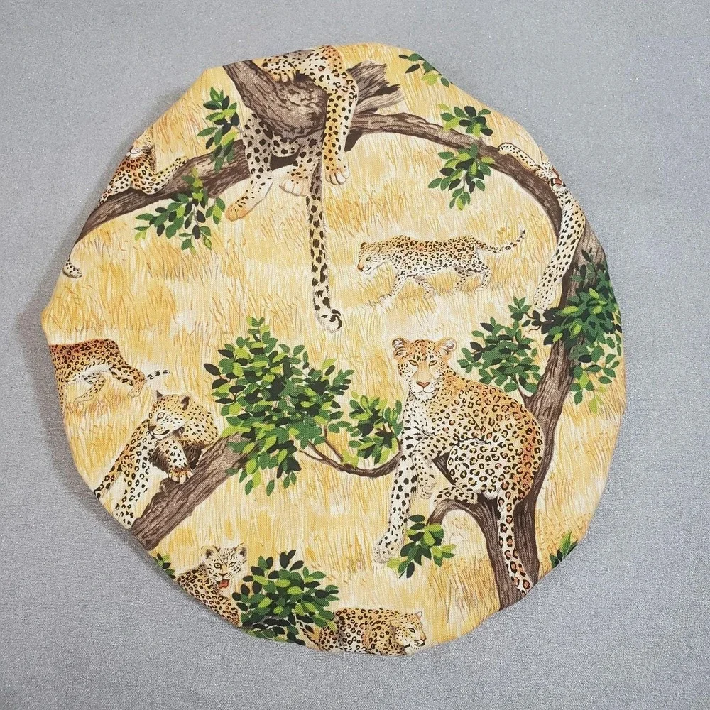 Jungle Cheetah Reversible KitchenAid‎ Mixer Mixing Bowl Cover Bread Baking
