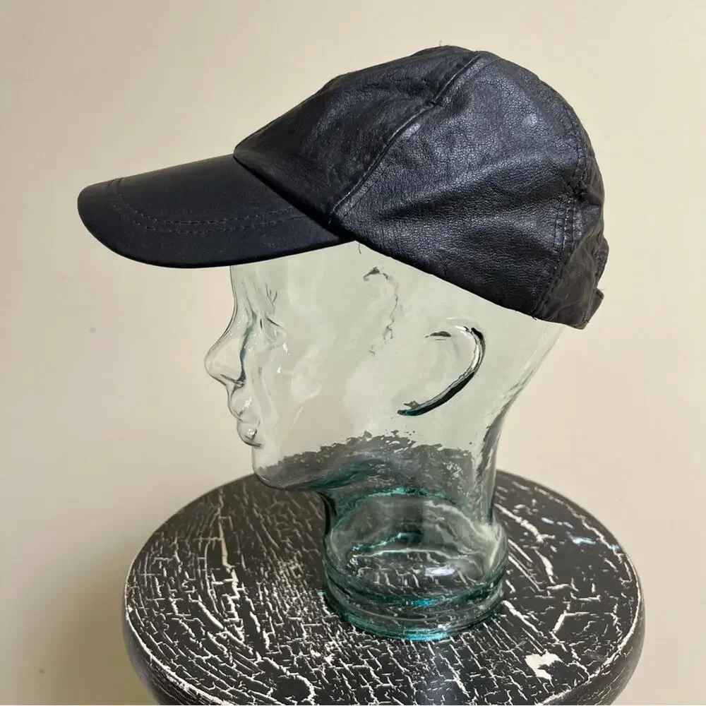 Leather Baseball Hat