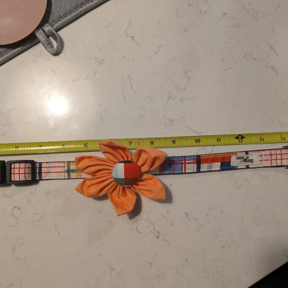 Flower Dog collar