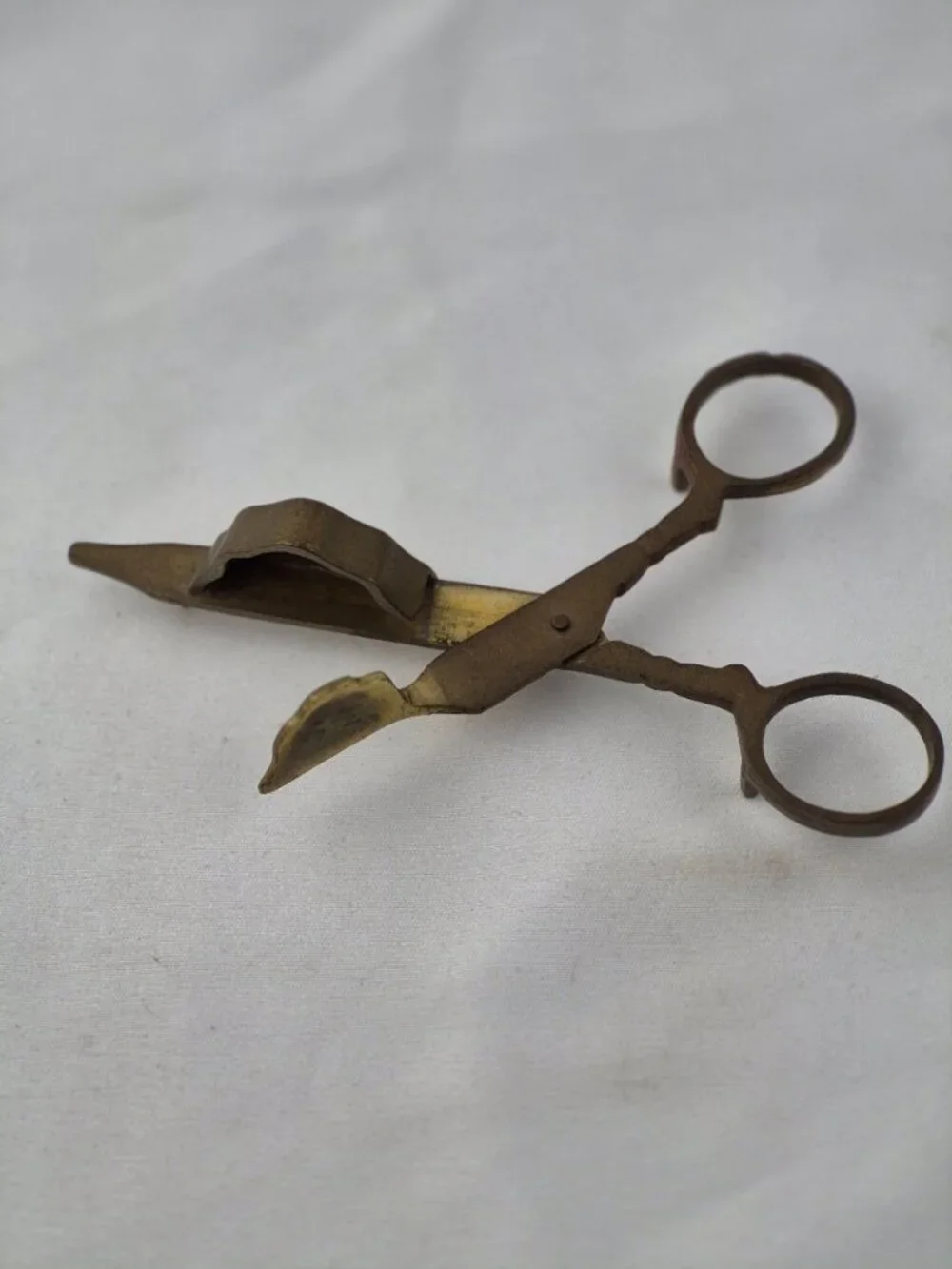 Vintage brass scissor