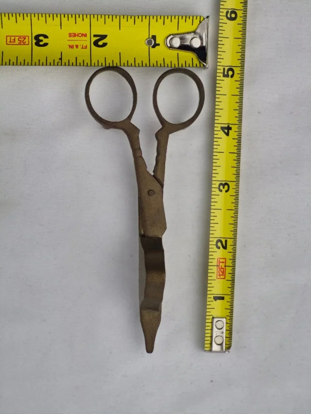 Vintage brass scissor