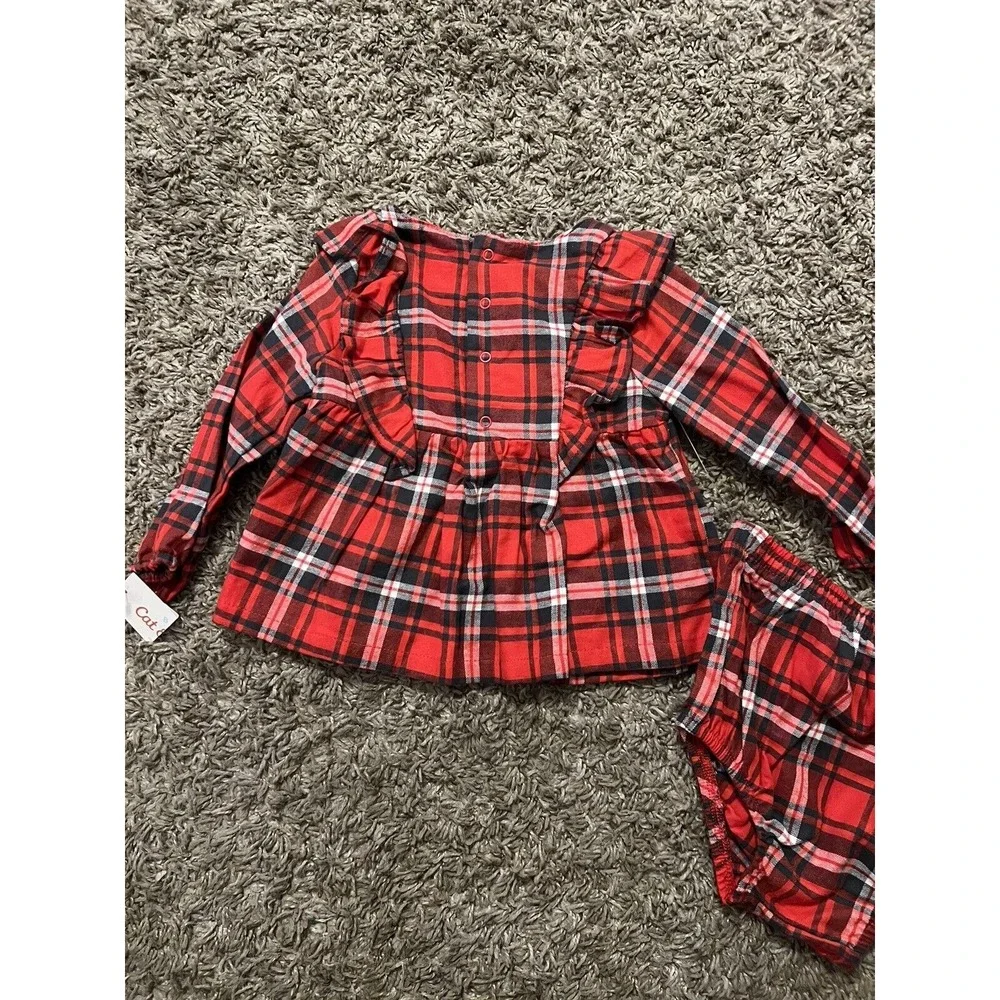 Cat & Jack plaid sleeve