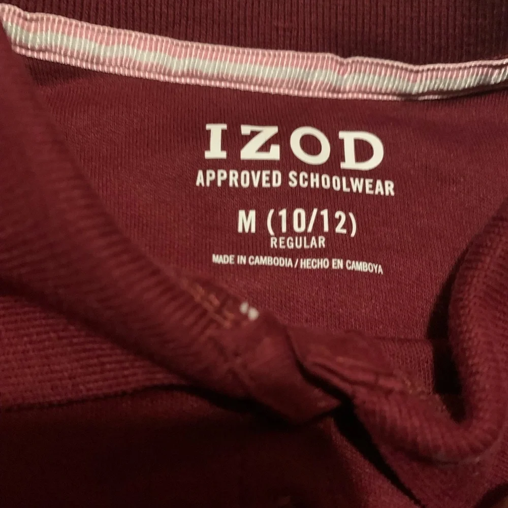 Izod stylish burgundy
