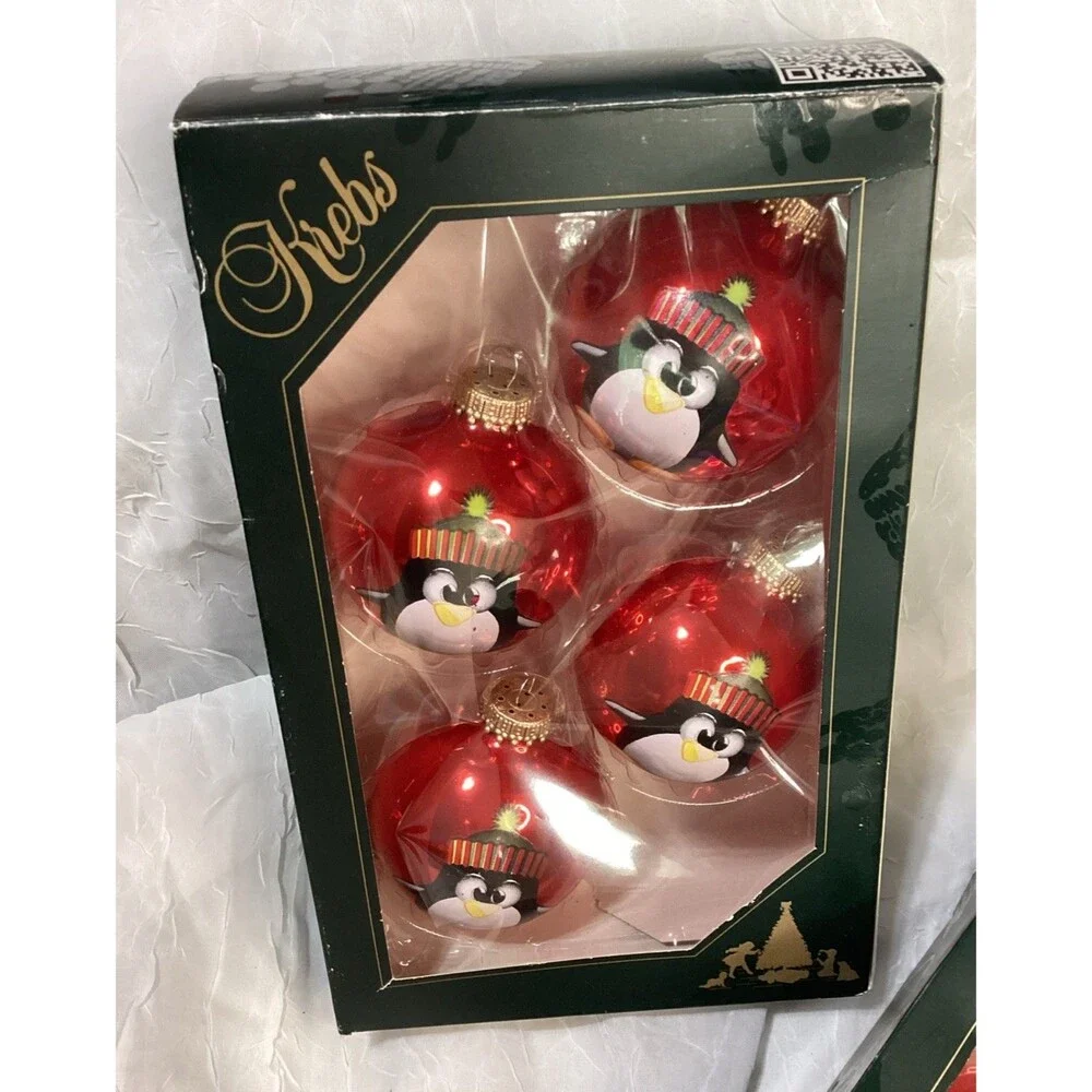 Krebs glass ornaments