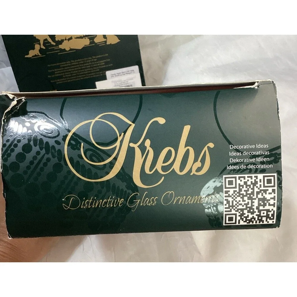 Krebs glass ornaments